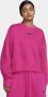 Nike Sportswear Phoenix Fleece extra oversized sweatshirt met ronde hals voor dames Roze - Thumbnail 1