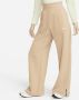 Nike Sportswear Phoenix Fleece Joggingbroek met hoge taille en wijde pijpen voor dames Bruin - Thumbnail 1