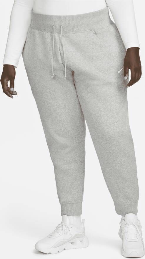 Nike Sportswear Phoenix Fleece Joggingbroek met hoge taille voor dames (Plus Size) Grijs