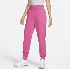 Nike Sportswear Phoenix Fleece Joggingbroek met hoge taille voor dames Roze