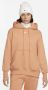 Nike Sportswear Phoenix Fleece Oversized hoodie voor dames Bruin - Thumbnail 1