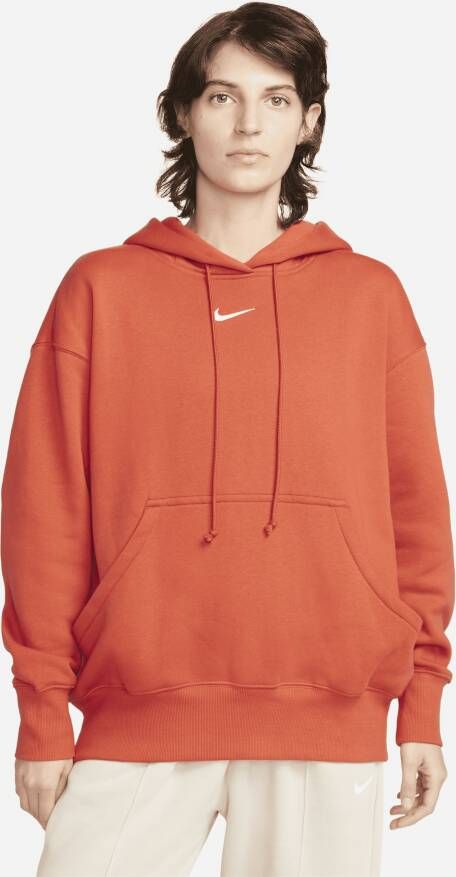 Nike Sportswear Phoenix Fleece Oversized hoodie voor dames Oranje