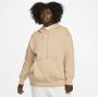 Nike Sportswear Phoenix Fleece oversized hoodie voor dames (Plus Size) Bruin - Thumbnail 1