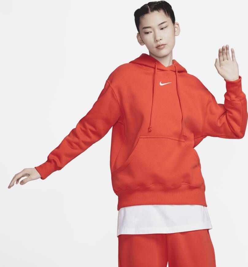 Nike Sportswear Phoenix Fleece Oversized hoodie voor dames Rood