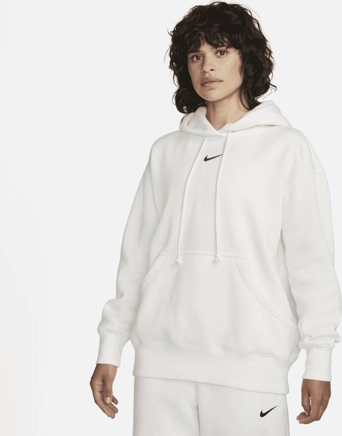 Nike Sportswear Phoenix Fleece Wo 's Oversized Pullover Hoodie Hoodies Kleding sail black maat: L beschikbare maaten:L