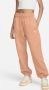 Nike Sportswear Phoenix Fleece Oversized joggingbroek met hoge taille voor dames Bruin - Thumbnail 1