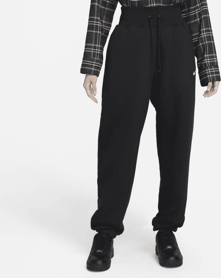 Nike Sportswear Phoenix Fleece High-waisted Oversized Sweatpants Trainingsbroeken black sail maat: XS beschikbare maaten:XS S M L