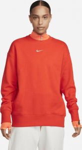Nike Sportswear Phoenix Fleece Oversized sweatshirt met ronde hals voor Rood