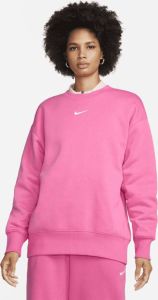 Nike Sportswear Phoenix Fleece Oversized sweatshirt met ronde hals voor Roze