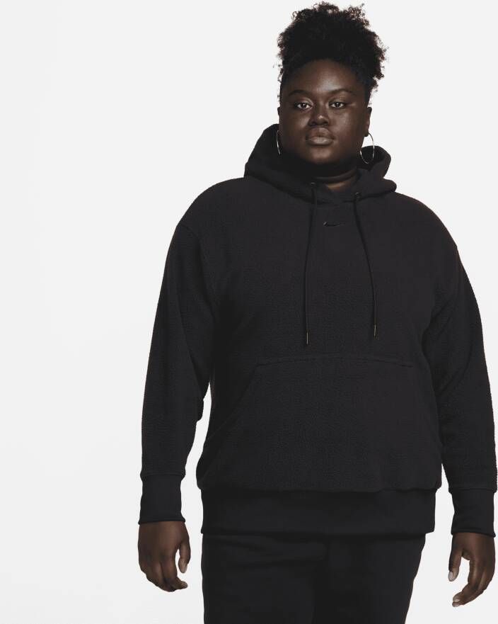 Nike Sportswear Plush Hoodie voor dames (Plus Size) Zwart