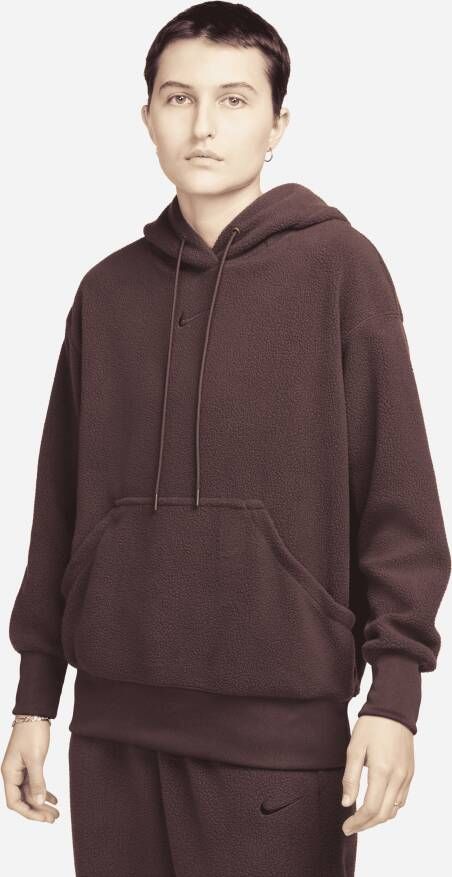 Nike Sportswear Plush oversized hoodie voor dames Rood