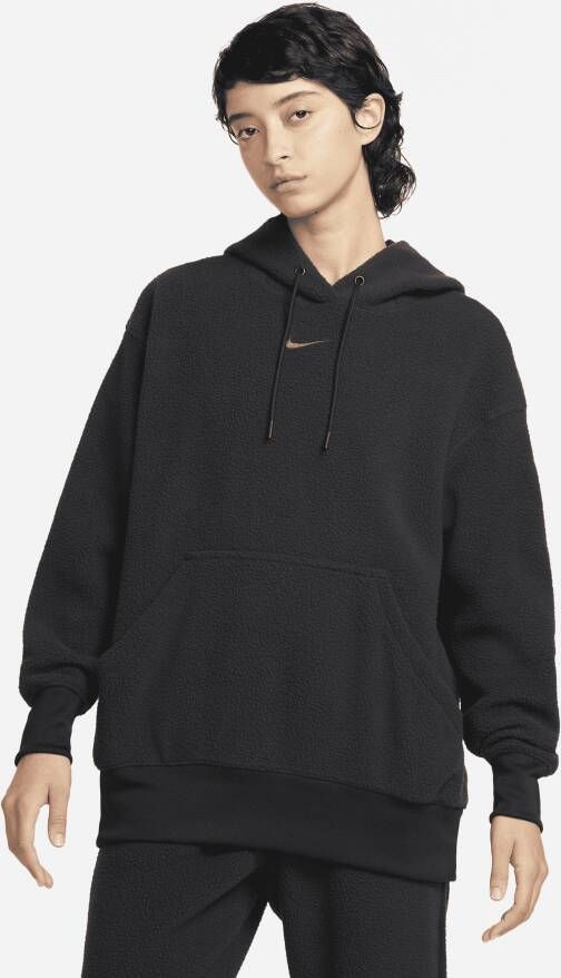 Nike Sportswear Plush oversized hoodie voor dames Zwart