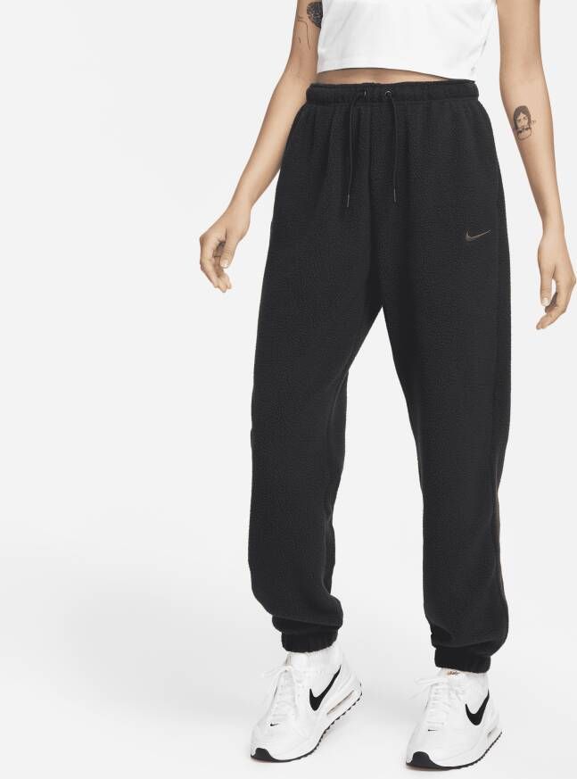 Nike Sportswear Plush Joggingbroek voor dames Zwart