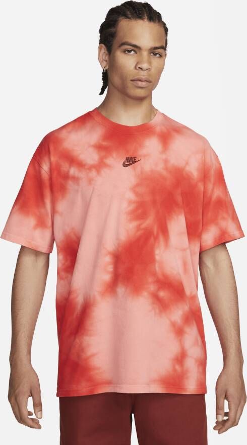 Nike Sportswear Premium Essentials Max90 T-shirt met tie-dye print voor heren Bruin