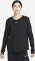 Nike Sportswear Premium Essentials T-shirt met lange mouwen voor dames Zwart - Thumbnail 1