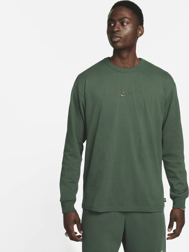 Nike Sportswear Premium Essentials T-shirt met lange mouwen voor heren Groen