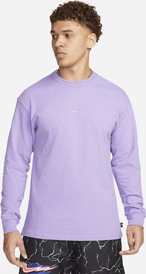 Nike Sportswear Premium Essentials T-shirt met lange mouwen voor heren Paars
