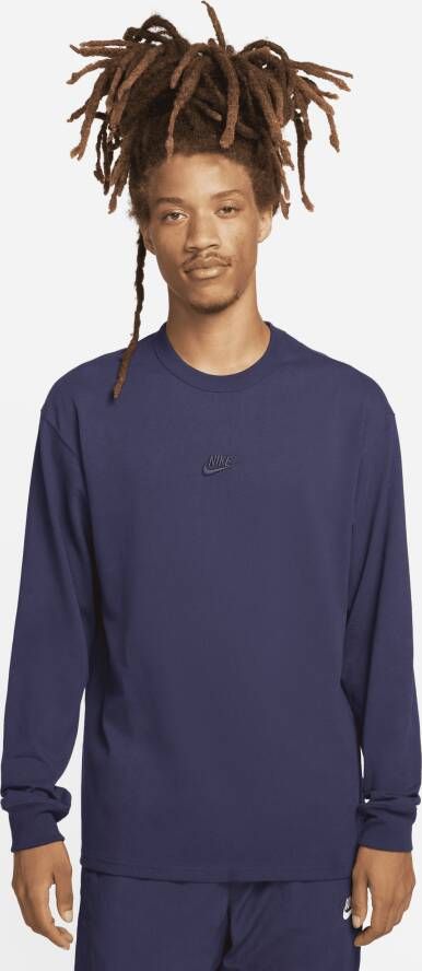 Nike Sportswear Premium Essentials T-shirt met lange mouwen voor heren Paars