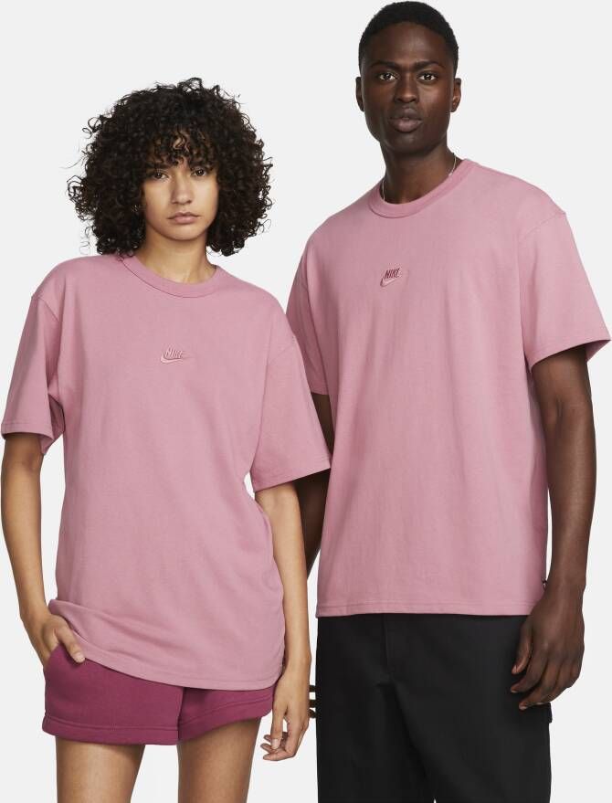 Nike Premium Essentials Sportswear Tee Desert Berry Pink Heren