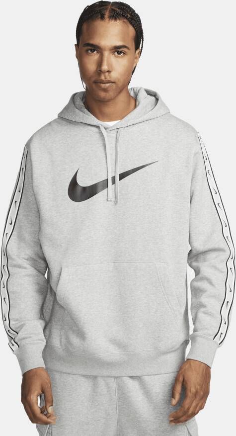 Nike Sportswear Repeat Fleecehoodie voor heren Grijs