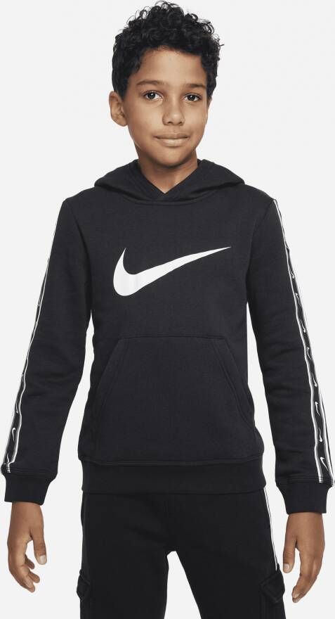 Nike Sportswear Repeat Fleecehoodie voor jongens Zwart