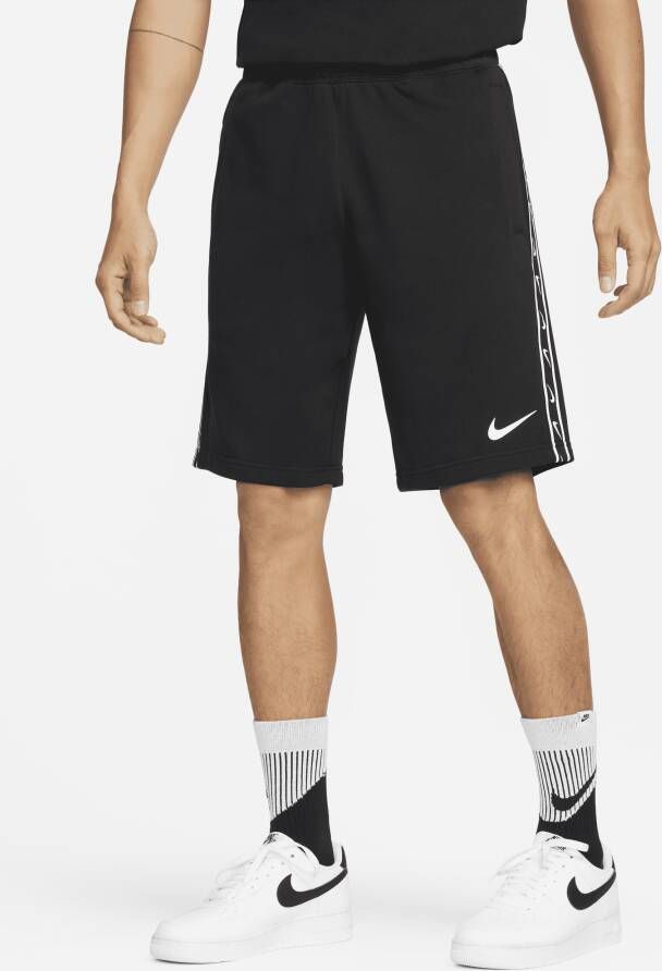 Nike Sportswear Repeat Fleeceshorts voor heren Zwart