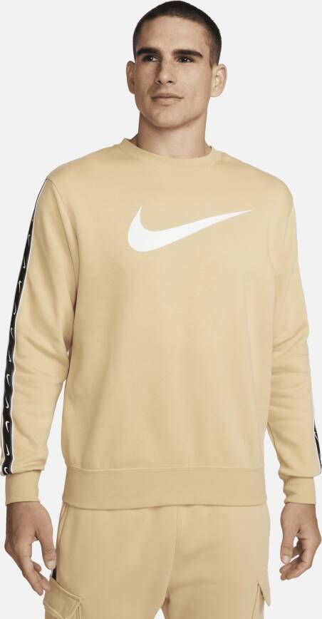 Nike Sportswear Repeat Sweatshirt van fleece voor heren Bruin