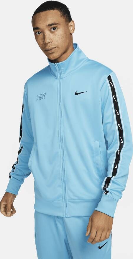 Nike Sportswear Repeat Trainingsjack voor heren Blauw