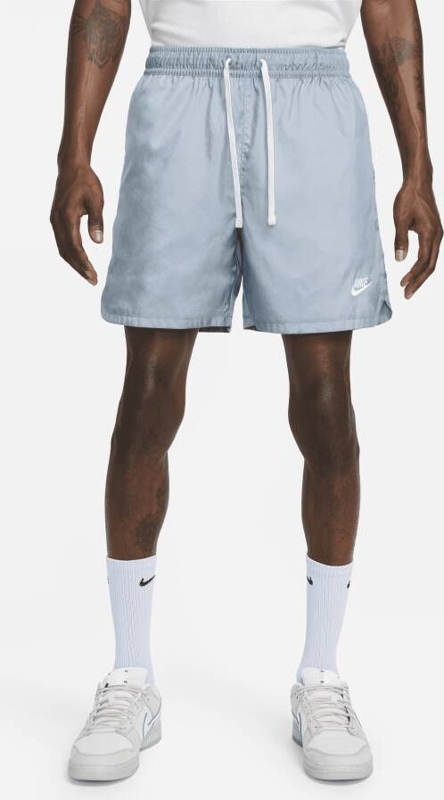 Nike Sportswear Sport Essentials Woven Lined Flow Shorts Sportshorts Kleding ashen slate white maat: XL beschikbare maaten:XL XXL