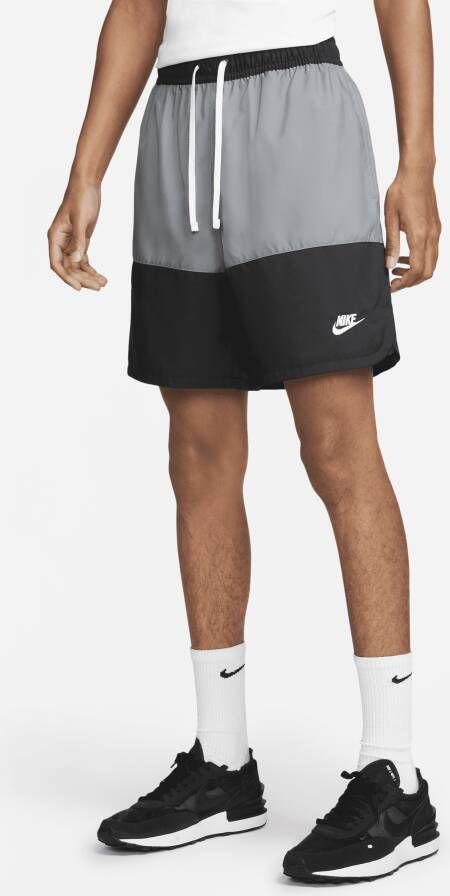 Nike Sportswear Sport Essentials Geweven flowshorts met voering voor heren (Lang) Zwart