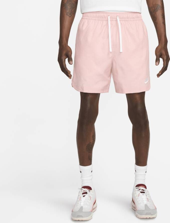 Nike Club Woven Lined Flow Short Sportshorts Kleding pink bloom white maat: XXL beschikbare maaten:XL XXL