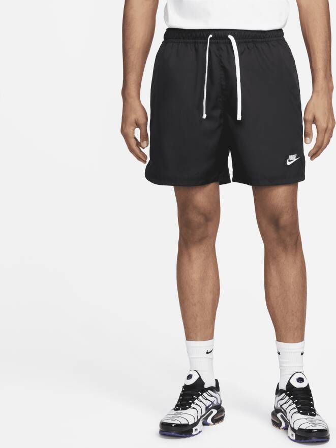 Nike Sportswear Sport Essentials Woven Lined Flow Shorts Sportshorts Kleding black white maat: S beschikbare maaten:S L XL