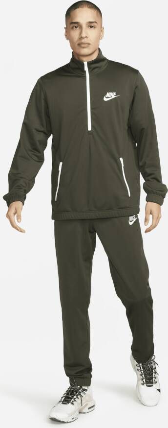 Nike Sportswear Sport Essentials Trainingspak van poly-knit materiaal voor heren Groen