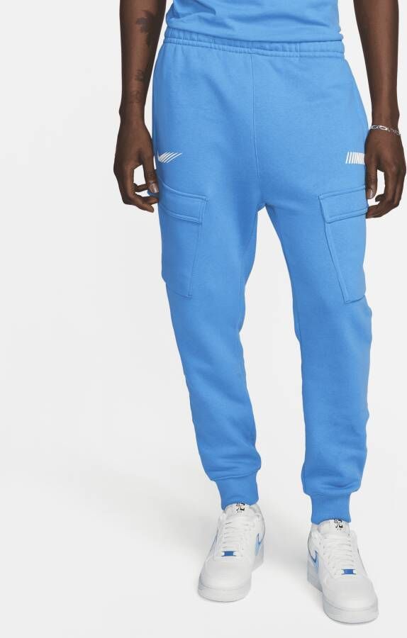 Nike Sportswear Standard Issue Cargobroek van fleece voor heren Blauw