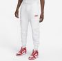 Nike Sportswear Standard Issue Cargobroek van fleece voor heren Wit - Thumbnail 1