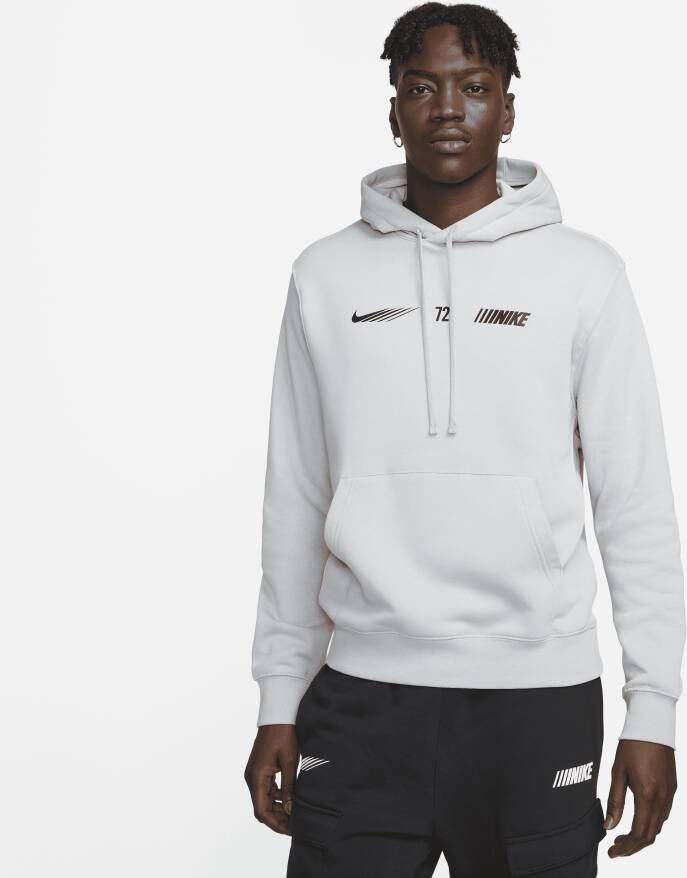 Nike Sportswear Standard Issue Fleecehoodie voor heren Grijs