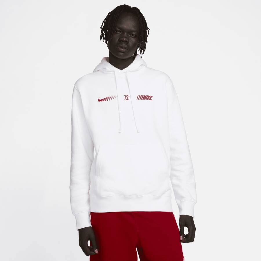 Nike Sportswear Standard Issue Fleecehoodie voor heren Wit