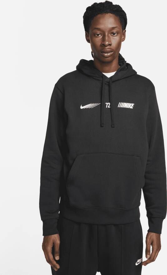 Nike Sportswear Standard Issue Fleecehoodie voor heren Zwart
