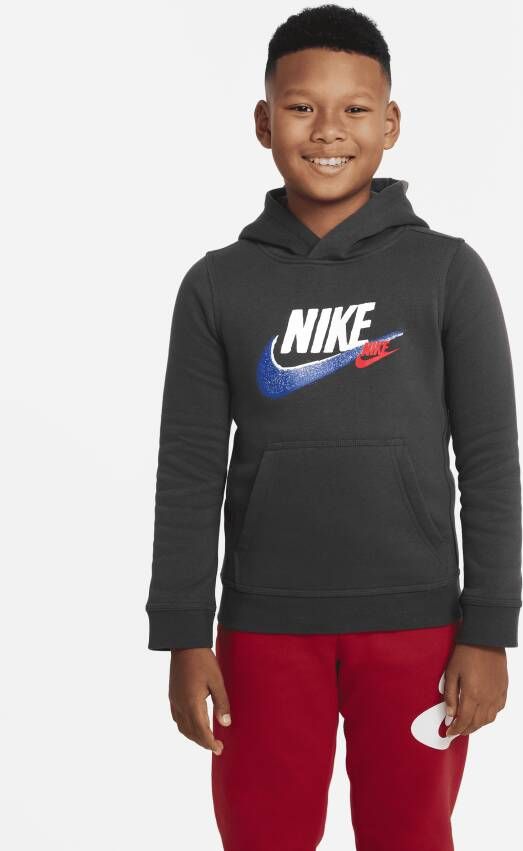 Nike Sportswear Standard Issue Fleecehoodie voor jongens Grijs