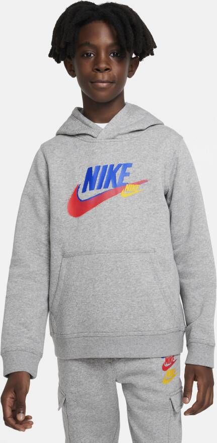 Nike Sportswear Standard Issue Fleecehoodie voor jongens Grijs