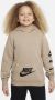 Nike Sportswear Standard Issue fleecehoodie voor kids Bruin - Thumbnail 1