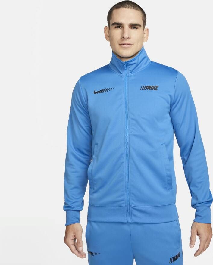Nike Sportswear Standard Issue Trainingsjack voor heren Blauw