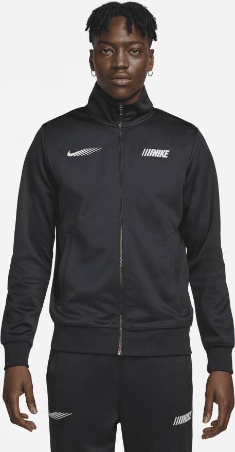 Nike Sportswear Standard Issue Trainingsjack voor heren Zwart