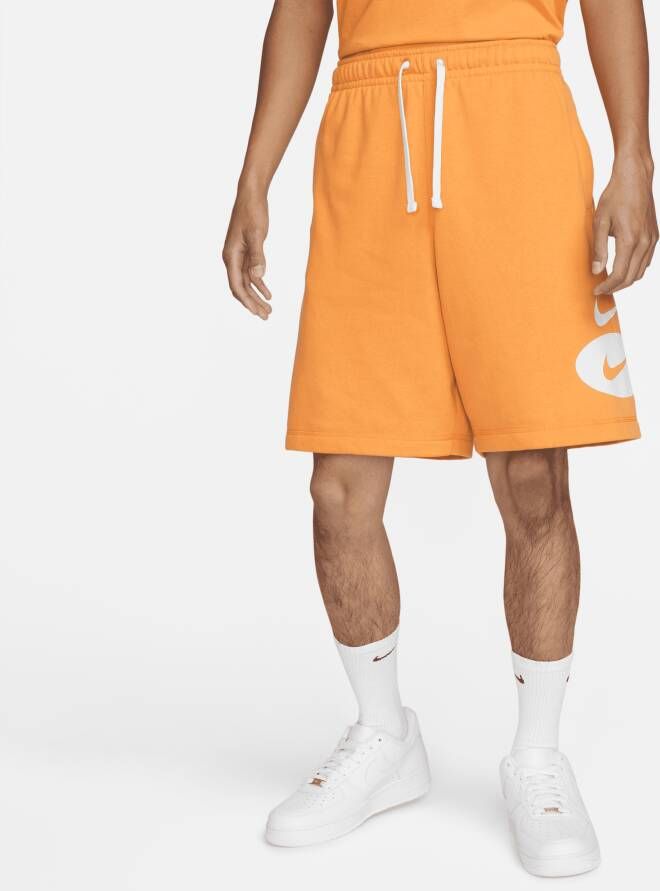Nike Sportswear Swoosh League Herenshorts van sweatstof Oranje