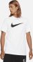 Nike Sportswear Swoosh T-shirt T-shirts Kleding white black maat: XL beschikbare maaten:S XL - Thumbnail 2