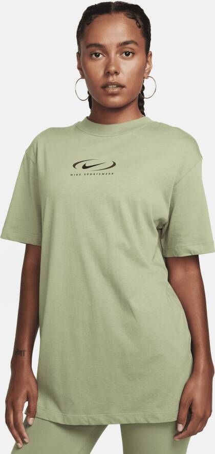 Nike Sportswear T-shirt met graphic voor dames Groen