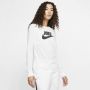 Nike Sportswear T-shirt met lange mouwen voor dames Wit - Thumbnail 2