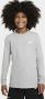 Nike Sportswear T-shirt met lange mouwen voor jongens Grijs - Thumbnail 1