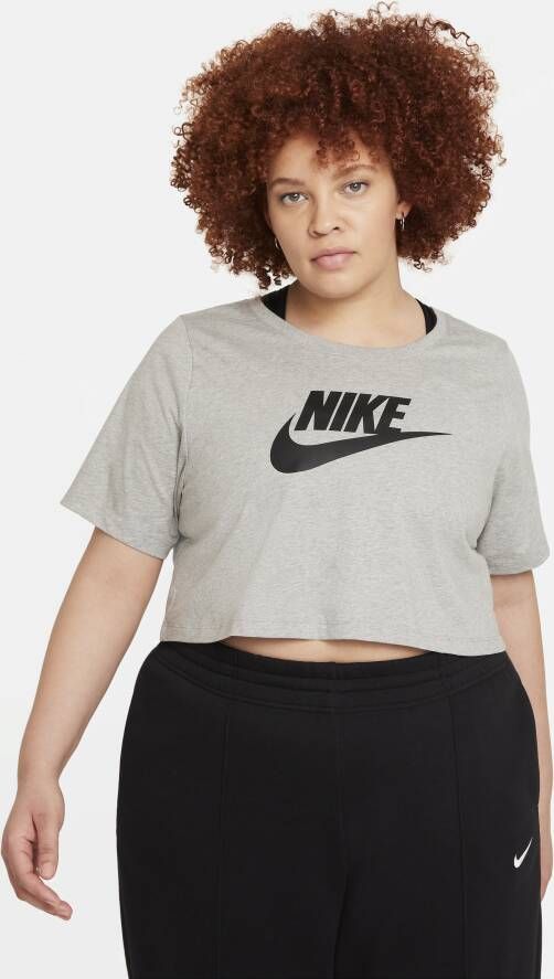 Nike Sportswear T-shirt voor dames (Plus Size) Grijs