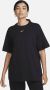 Nike Sportswear Essential T-shirt voor dames Zwart - Thumbnail 1